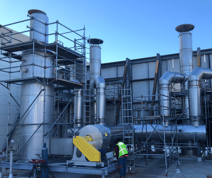 FLU-ACE installed at a pharmaceutical site