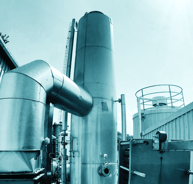 Hybrid FLU-ACE installed with a teal blue overlay