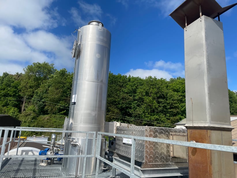 FLU-ACE system at a meat processing site