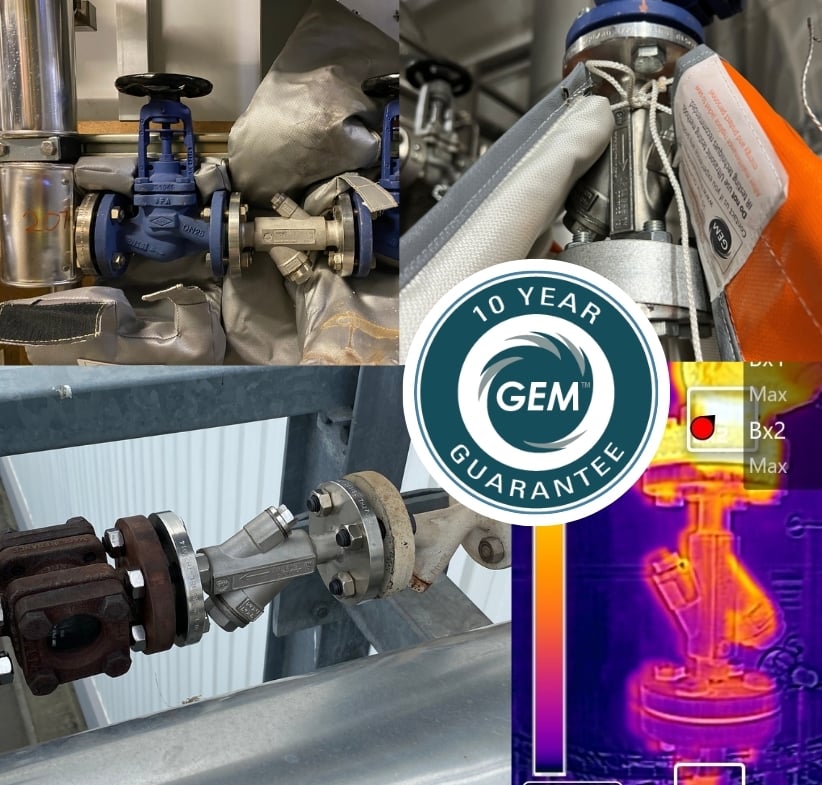 Installed GEM Traps with a 10 year guarantee badge