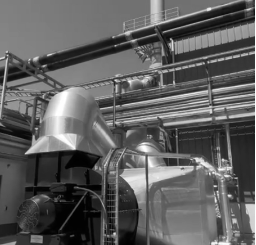 Close up FLU-ACE installation at a  Dairy and Nutrition Multinational site