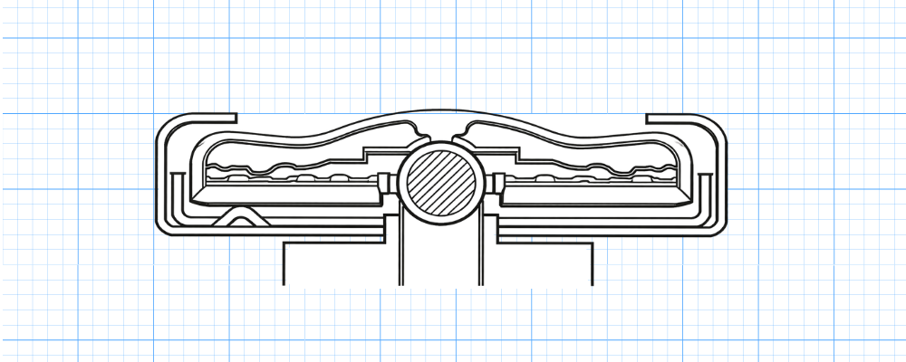 Mechanical trap blueprint sketch