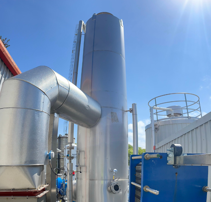 Hybrid FLU-ACE installed on site